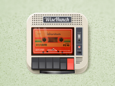 1976 Tape Recorder tape tape recorder cassette cassette recorder ios icon ipad iphone vintage retro 70s