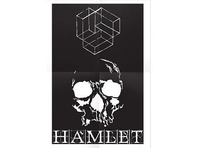 Hamlet - Theater poster hamlet poster poster a day poster art poster challenge poster design shakespear theater theater branding theater design theater posters theater publicity