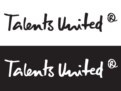 Talentsunited firma handwritting logotipo sign talents talentsunited