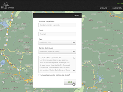 portal.biotreenet.com data design interaction maps user experience ux web