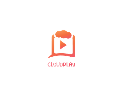 Media Logo Template cloud logo sale stream vector