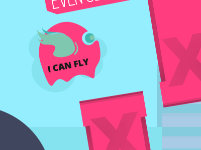 Funny game character 2d fly game games graphics unity
