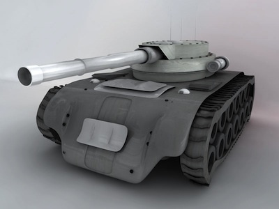 3D Tank in Cinema 4D - Just for Fun!