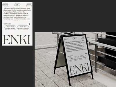 ENKI - SIGNAGE DESIGN