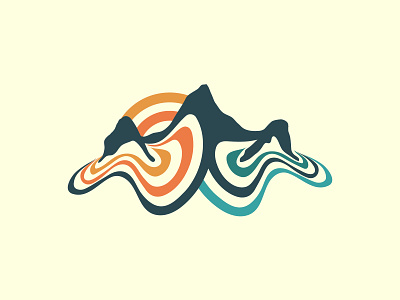 kcd mountain contours color contour contours mountain mountains outdoor outdoor logo outdoors