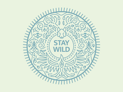 Stay Wild Radial Outdoor Design