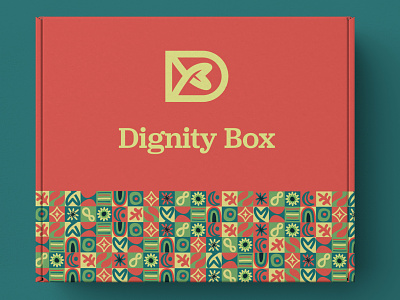 Dignity Box box brand development brand identity branding clean company logo graphic design high end illustration logo logo design packaging subscription box