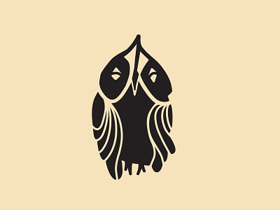 Owl Asset bird bird drawing bird logo black and white blockprint inspired brand asset for outdoor business branding asset logo design owl art simple owl graphic