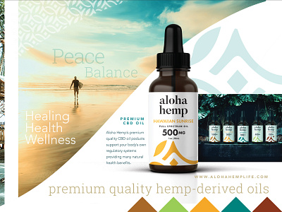 Stylescape Aloha Hemp branding design label design logo stylescape