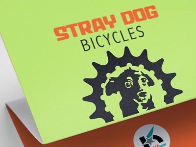 Logo design for Stray Dog Bikes branding design dog logo design small business