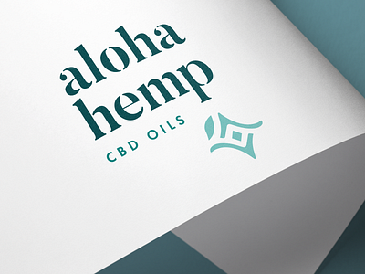 Logo Design for Aloha Hemp CBD Oils brand design branding design cannabis branding cannabusiness cbd logo cbd oil clean high end logo logo design branding logo development