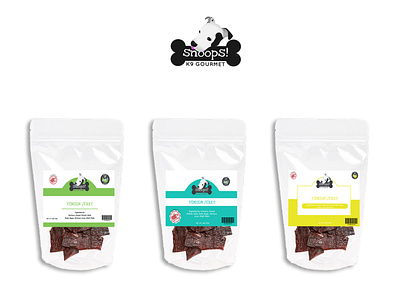 Snoops K9 Gourmet Package Design branding dog dog food dog food packaging food label graphic design healthy label design natural package design packaging packaging design pet food pet food packaging pet food pouch design