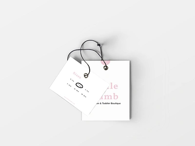 Little Lamb 🐑 baby baby clothing boutique branding branding and identity children clothing clothing label clothing tag lamb lettering logo logo design minimal minimalist logo print tag typography