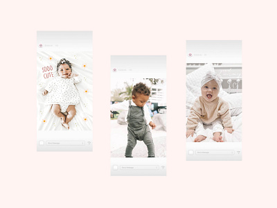 Little Lamb 🐑 - Instagram Stories baby baby clothing baby shop boutique brand and identity branding children clothing instagram instragram stories lamb social app social media stories