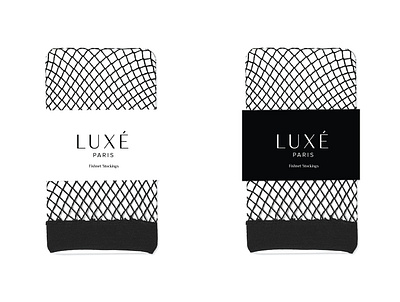 Luxé Paris 🇫🇷 apparel brand and identity brand identity branding clothing design diversity fashion fishnet stockings graphic design label design minimal design package design packaging paris print unisex