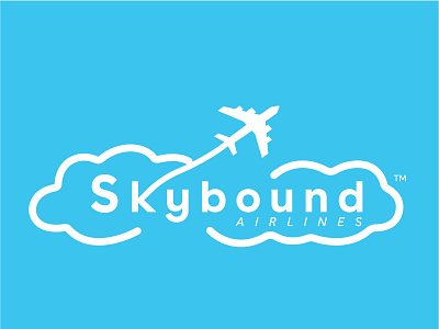 #Daily Logo Challenge: Skybound | Airline Company ✈️