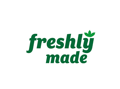 Freshly Made brand identity food fresh graphic design home made logo design natural organic vegan