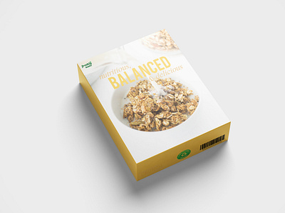 Freshly Made | Almond Butter Crunch Granola cereal food graphic design home made packaging recipe