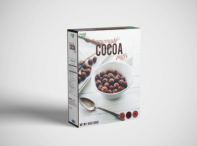 Freshly Made | Cocoa Puffs cereal chocolate cocoa puffs food graphic design home made package design recipe