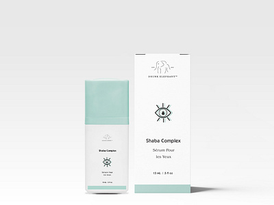 Drunk Elephant - Shaba Complex Eye Serum Package Design