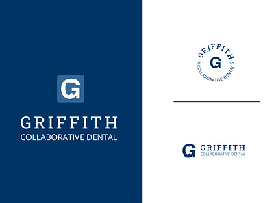 Griffith Collaborative Dental brand identity branding california care clinic dental dental care dental facility dental logo dentist dentistry design graphic design logo logo design minimal minimal logo teeth tooth tooth logo