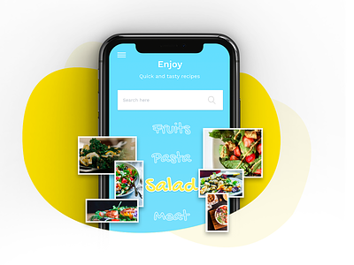 Recipe Book app icon app ui creative food food app fruits homescreenui illustration pasta recipe salad ui ui ux ui ux design uidesign uiinspiration uikits uiuxdesigner