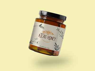Atlas Honey design honey honey bee packaging portfolio webdesig