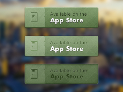 App Store Button State app store button buttons green icon ui