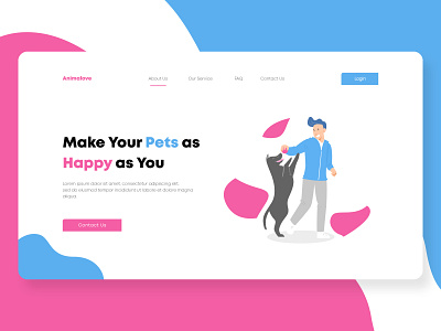 Animalove app design ui ui design uidesign uiux webdesign
