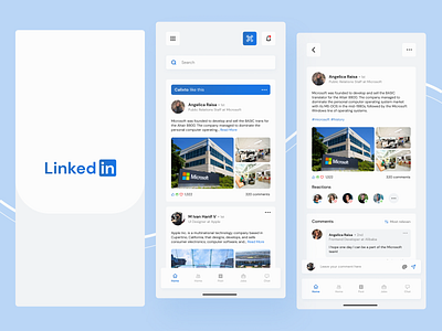 Redesign Linkedin Mobile App Exploration