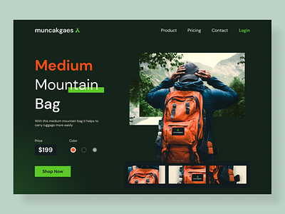 Mountain Equipment E-commerce Website - muncakgaes app design e commerce store ui ui design uidesign uiux ux web
