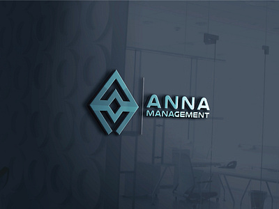 Anna Management branding design designer icon logo logodesign management office typography vector
