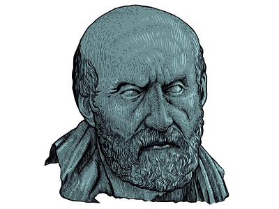 Epictetus illustration portrait
