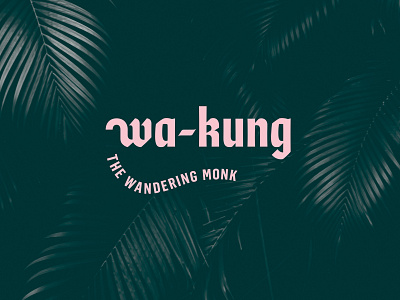 Wa-kung Logo brand brand design brand identity branding branding agency design designer graphic design logo logo design