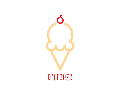 Logo - D'Freeze Ice Cream Shop