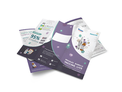 Purply Brochure brochure brochure design design illustration layout medical vector