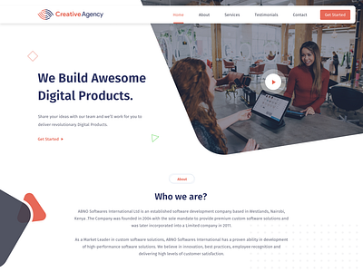 Landing page