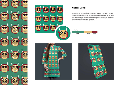 Indian Pattern design (Nazaar Battu)