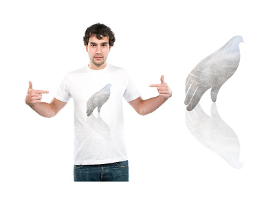 Hand In Hand bird dove hand hand in hand hands t shirt tshirt