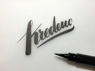 Kredenc lettering