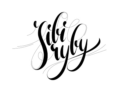 Sibiryby lettering serigraphy typography