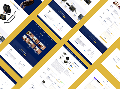 Ballista bow portable home gym website design bow design flat design gym hero header hero image illustration landing page modern shop sport ui web design website websites