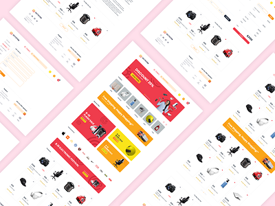 Octoten marketplace website design hero header illustration landing page marketplace store ui web design website