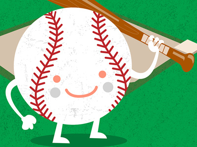 You're An All-Star! baseball bat character diamond grass