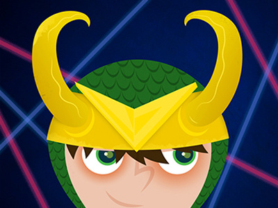 Superhero Elementary Picture Day: Loki comics day illustration loki marvel photos picture school thor