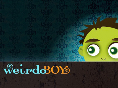 Weirdoboy cartoon character design eyes graphic hair illustration logo pattern