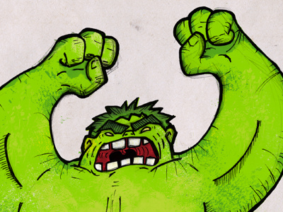 The Incredible Hulk angry avengers comics green hulk illustration marvel