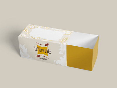 La'Teru Cake box packaging food packaging packaging packaging design