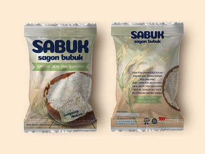 Sagon Bubuk (vintage traditional snack) box packaging food packaging packaging packaging design