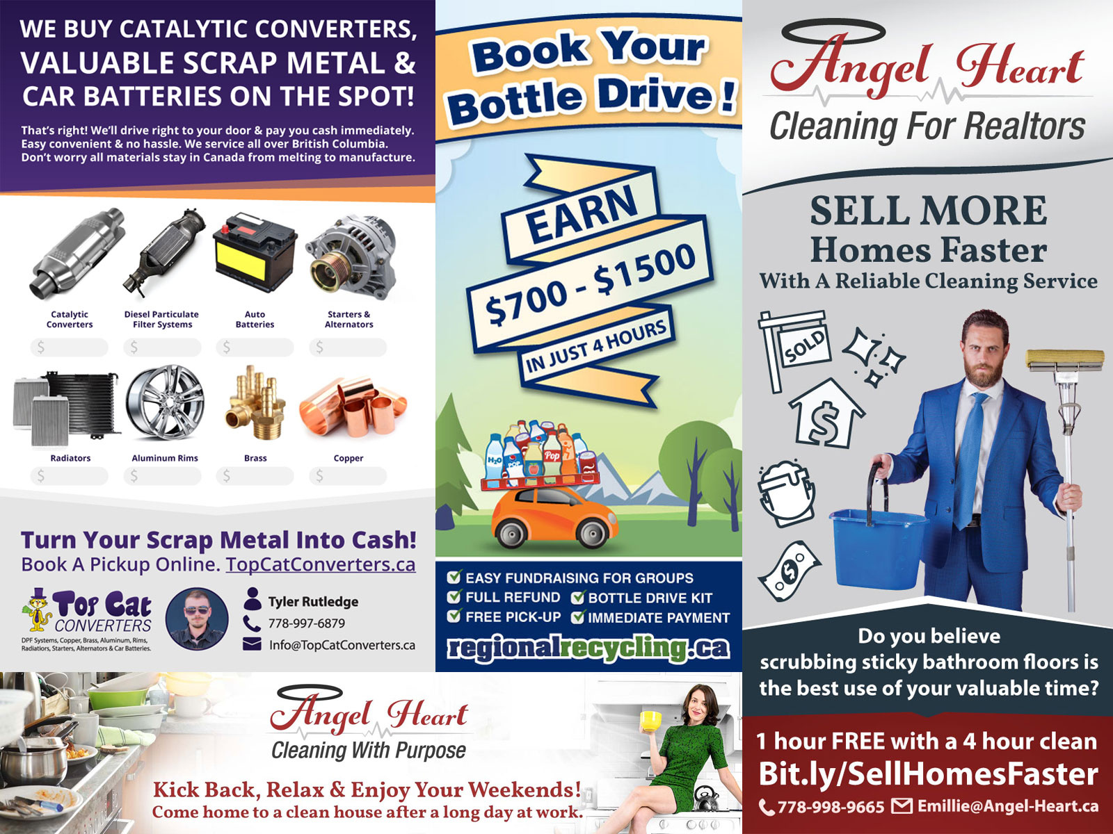 Marketing Material Design by Nathan Ryan Ergang on Dribbble